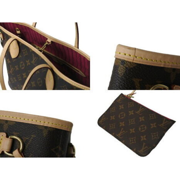 Louis Vuitton Neverfull Monogram Brown Tote Bag - Picture 6 of 8